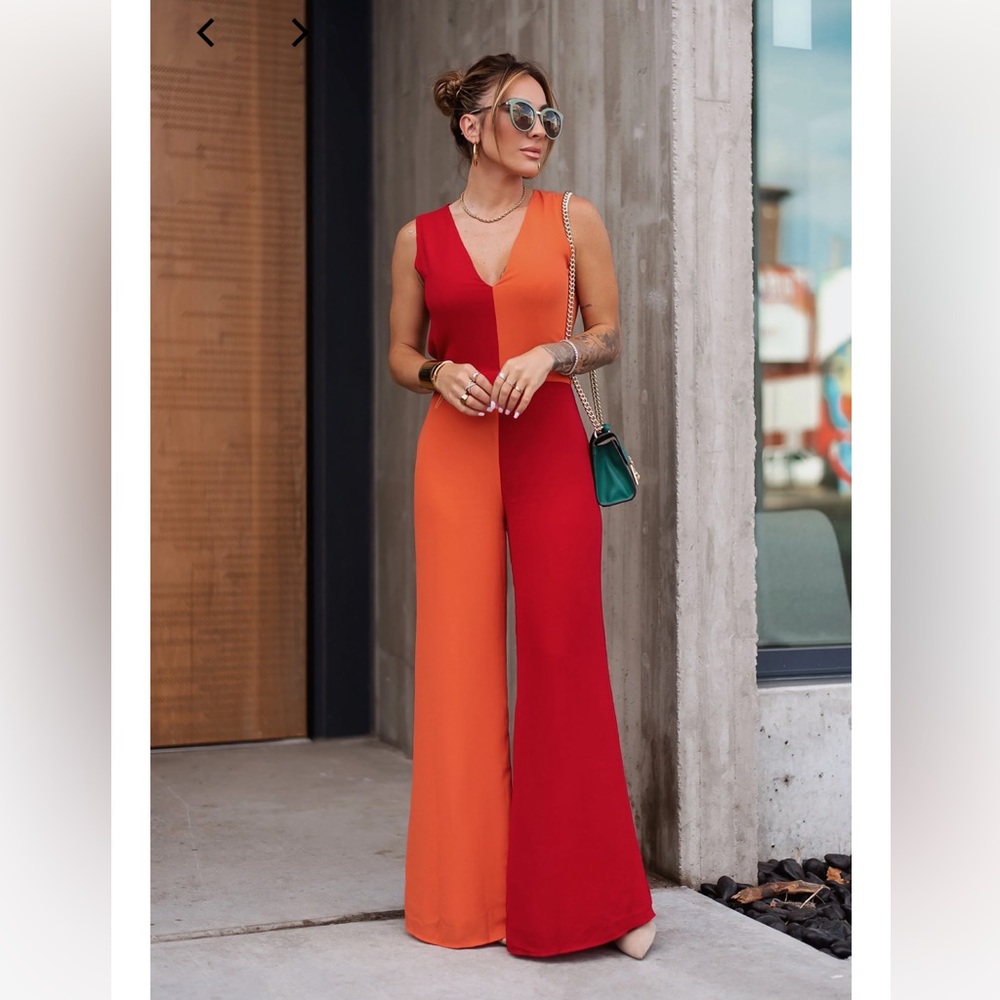 NWT by Egreis color lock jumpsuit